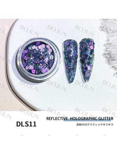 glitter holographic